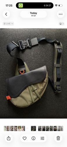 Christian dior sacai saddle - dior, ×