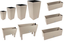 Rattan-Style Planters –