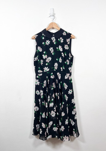 Hobbs dress size black midi - dress,