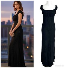 Y2K Silk Beaded Babydoll Maxi