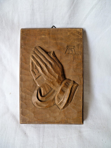 Hand carved wooden - carved, with