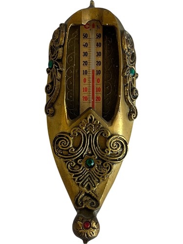 Vintage brass indian slipper - vintage,