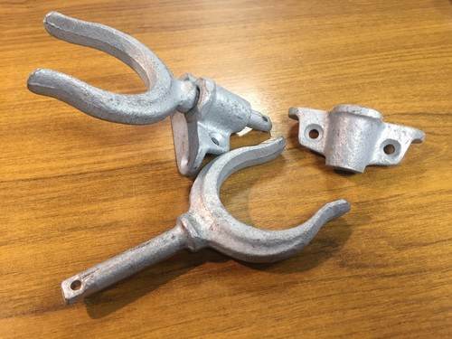 Short pair galvanised steel - pair,