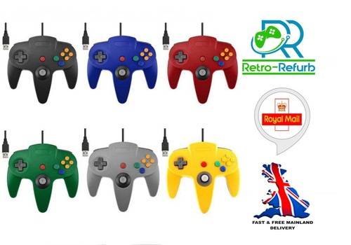 Usb n64 nintendo controller - n64,