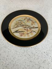 Japanese Imperial Chokin Plate #6722  Yoshinobu Hara Four seasons limiited
