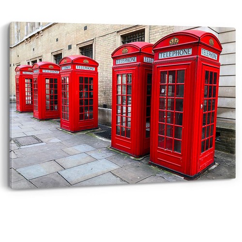 Red telephone boxes - boxes, in