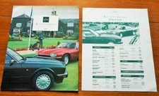 1993 Jaguar XJ XJ6 3.2 4.0 XJ-S XJS Accessories Brochure & Price List
