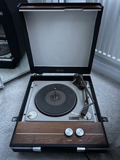 Vintage Rare Ekco Pye Of Cambridge Record Player In Case 1960s in-built speakers