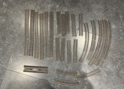 Hornby steel track set - oo,