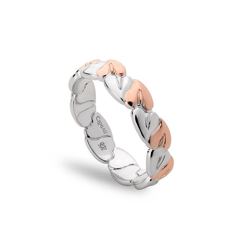 Clogau welsh silver 9ct rose - silver,