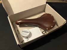 Brooks Swallow Saddle Chrome Rails, Brown Leather
