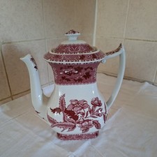  Spode Pink Camilla Coffee Pot