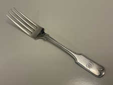 Super Irish Georgian Solid Silver Dessert Fork by Richard Whitford Dublin 1811