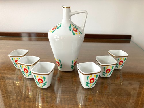 Vintage hollohaza bottle jug - bottle,