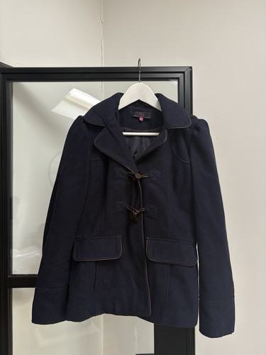 Navy duffle coat - navy,