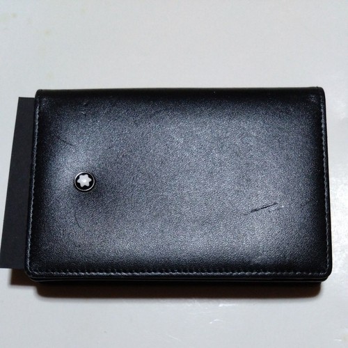 Montblanc card case - montblanc, leather