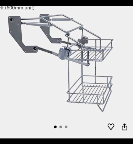 Tier pull down cabinet - 2-tier,