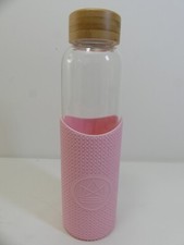 Glass Water Bottle Neon Kactus 550ml NEW Choice of colour STOCKING FILLER GIFT