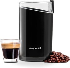 Emperial Electric Coffee Grinder 140W Bean, Spice and Nut Mill Blender Black