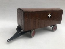 Vintage Wooden Hand Built OOAK One Of A Kind Traction Engine’s Living Van 9” GC