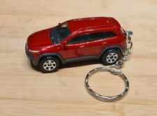 DIECAST CAR '14 JEEP CHEROKEE TRAILHAWK KEYCHAIN KEYRING 