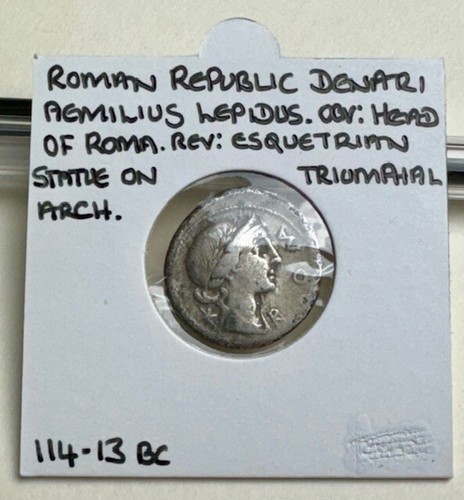 X327 roman silver republic - roman,