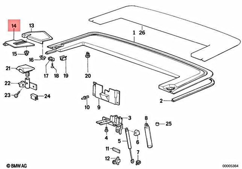 Bmw e30 convertible rear top - bmw,