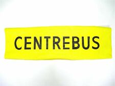 Vintage 1980 screen printed Sutton Bus destination blind Centrebus 