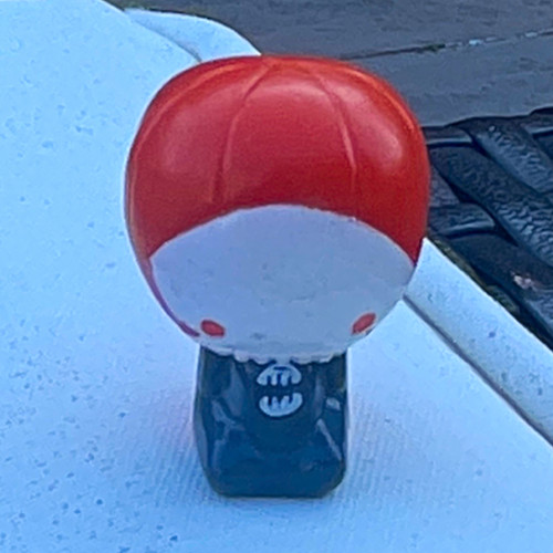 Small red white black - white,
