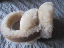 Luxury Adult Sheepskin Earmuffs in Chestnut Style Megan (CV65079)