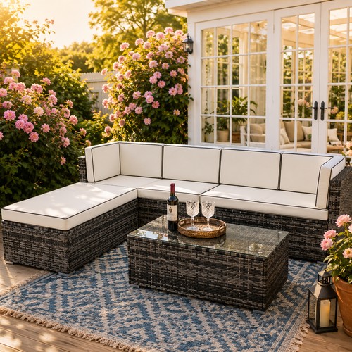 Rattan garden furniture - rattan, 6