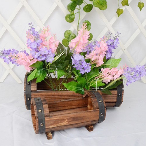 2pcs half barrel planter - 2pcs,