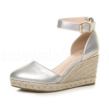 Womens ladies medium wedge