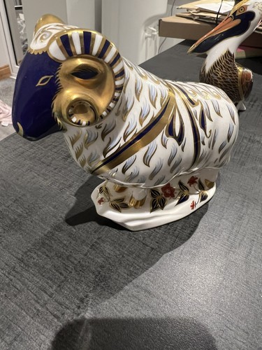 Large royal crown derby - large, ram