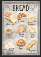 Bread variety vintage retro - bread,