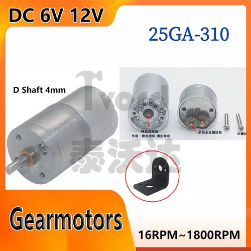 Gearmotors 16rpm 1800rpm - gearmotors, dc
