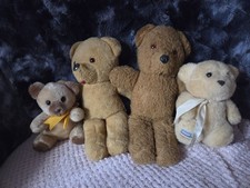 Bundle Of Vintage Teddy Bear Soft Toy Plush Inc Wind Up Musical Bears