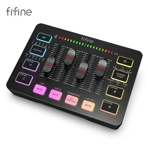 Fifine gaming audio mixer with - fifine,
