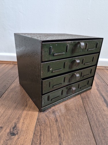 Vintage metal tool cabinet - tool,