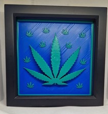 3D Printed Cannabis Leaf Wall