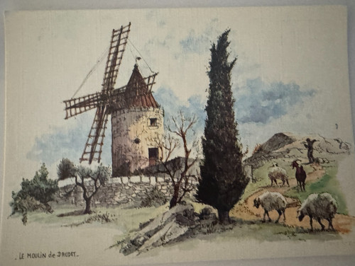 Vintage postcard moulin de - postcard,,