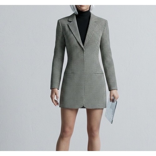 Zara houndstooth blazer - zara,