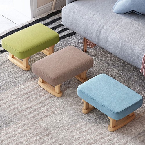 Wood sofa stool footrest - wood,