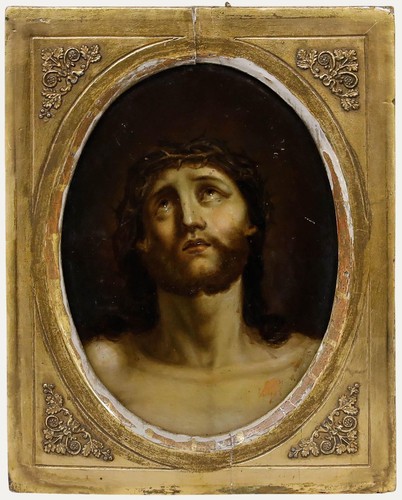 Framed 18th century oil ecce - 18th,