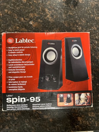 Labtec spin speakers pair - speakers,