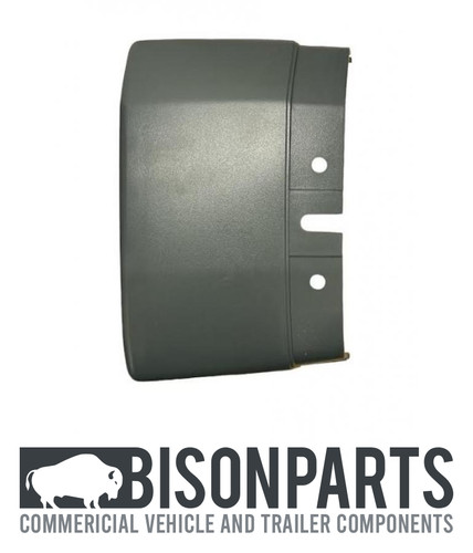 Grey front bumper end cap - front,