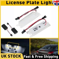 2X LED Licence Number Plate
