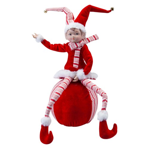 Christmas sitting elf - christmas,