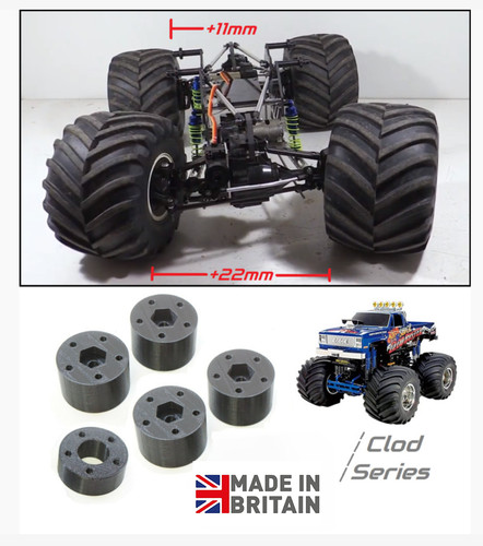 Wheel spacer set for tamiya - for,