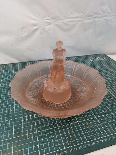 Art deco sowerby frosted pink - sowerby,